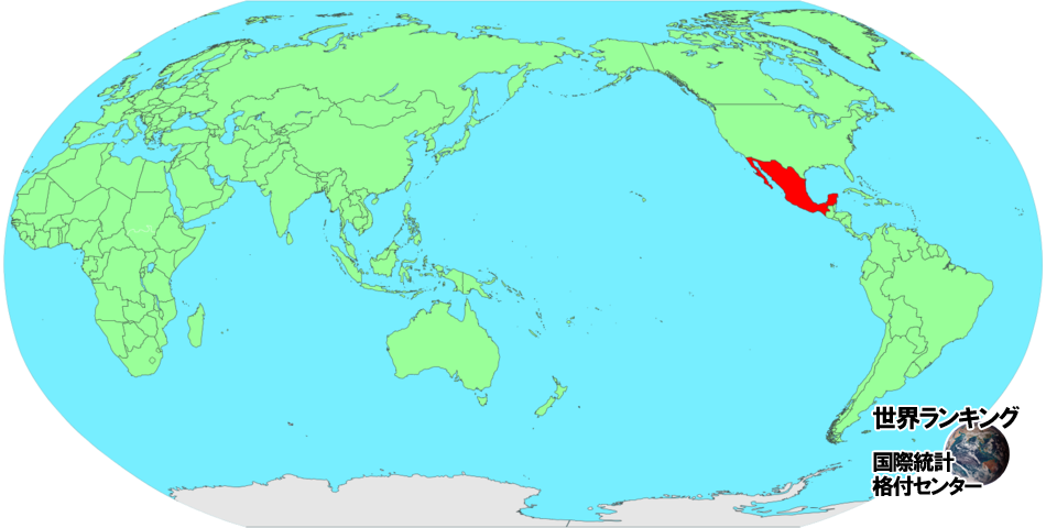 メキシコの統計格付評価 世界ランキング