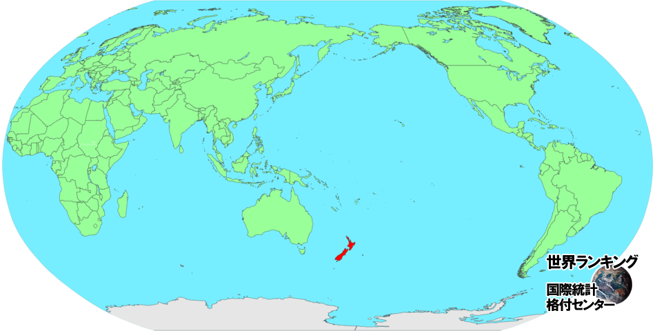 ニュージーランドの位置